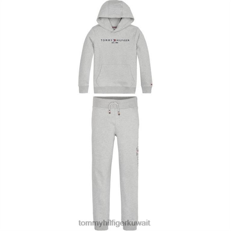 الرمادي ص01 Tommy Hilfiger بدلة رياضية أساسية 4464419639