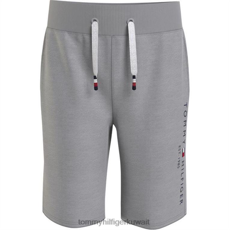 الرمادي ص01 Tommy Hilfiger شورت العرق الأساسي 4464420067