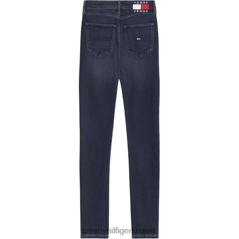 الدنيم الداكن 1BK Tommy Hilfiger رش ميلاني على الجينز الضيق 4464420508