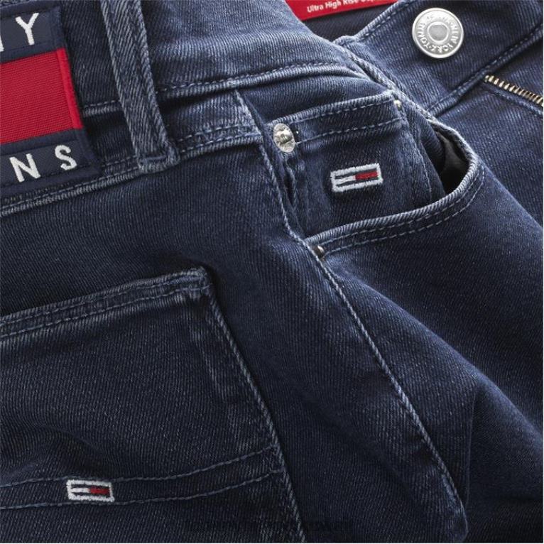 الدنيم الداكن 1BK Tommy Hilfiger رش ميلاني على الجينز الضيق 4464420508