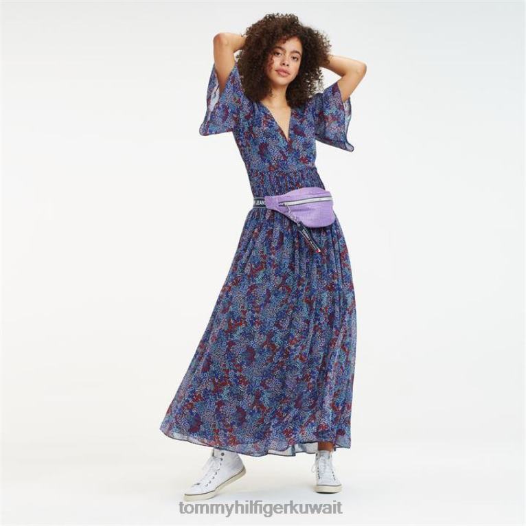 الأزهار/السماء 424 Tommy Hilfiger فستان ماكسي زهري 4464419593