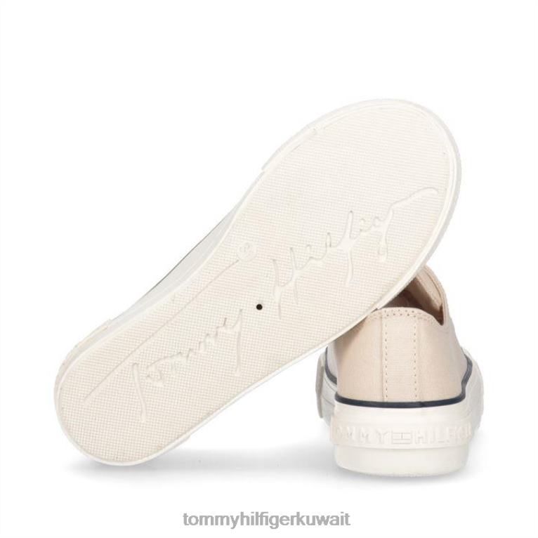 بيج 500 Tommy Hilfiger بيفرلي كانفاس المدربين جونيور 4464420765