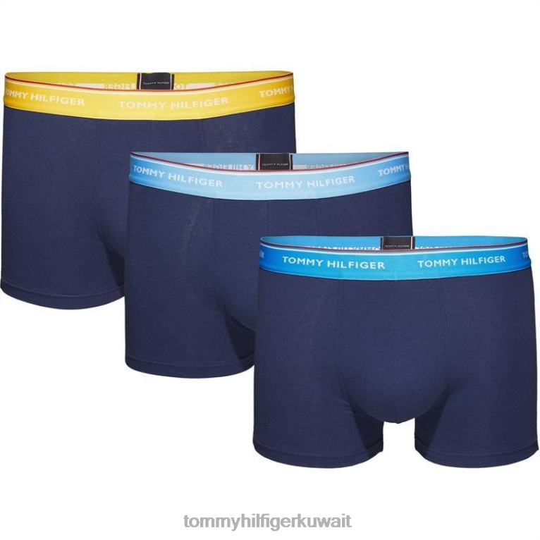 الأزرق / المحيط 507 Tommy Hilfiger تومي 3 حزمة جذوع 4464419583