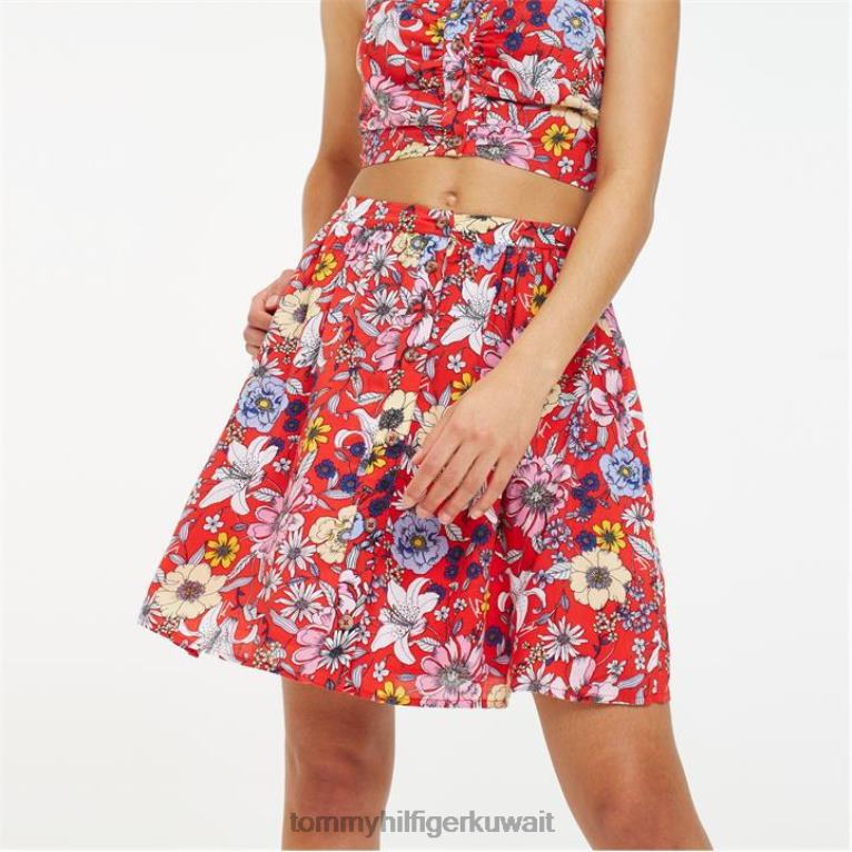 الأزهار/لهب695 Tommy Hilfiger تنورة صغيرة الأزهار 4464420397