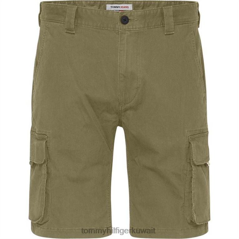 يوني زيتون L8Q Tommy Hilfiger شورت البضائع المغسول 4464420764