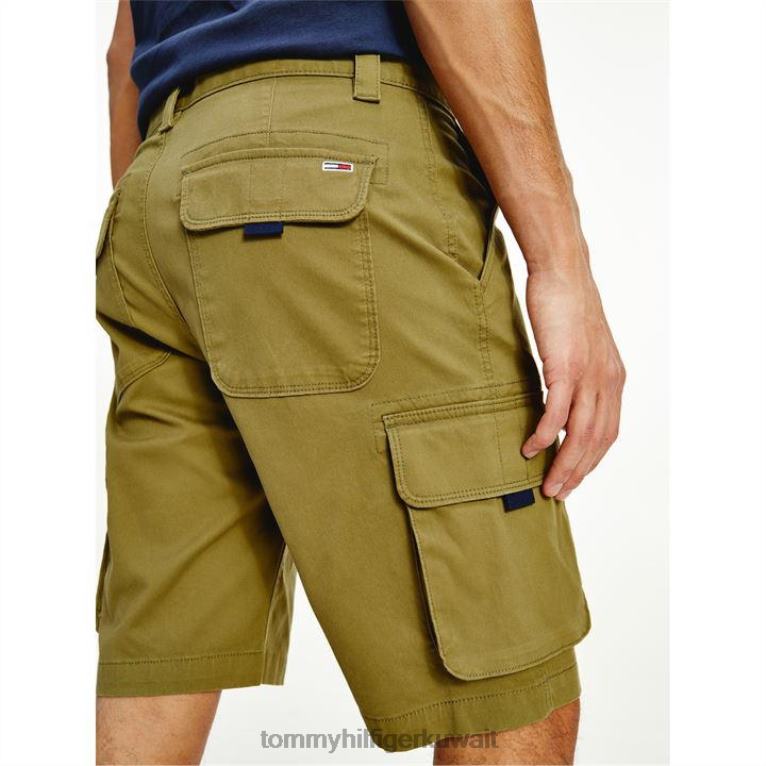 يوني زيتون L8Q Tommy Hilfiger شورت البضائع المغسول 4464420764