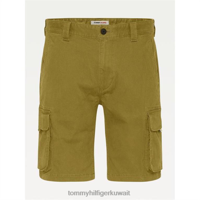 يوني زيتون L8Q Tommy Hilfiger شورت البضائع المغسول 4464420764