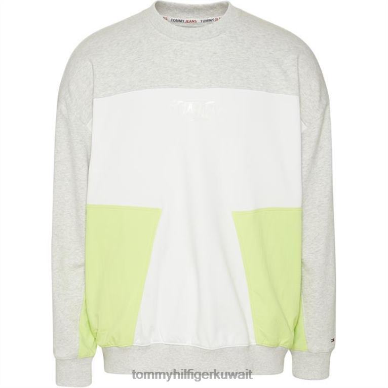 رمادي فضي PJ4 Tommy Hilfiger سترة طاقم كتلة اللون 4464420882