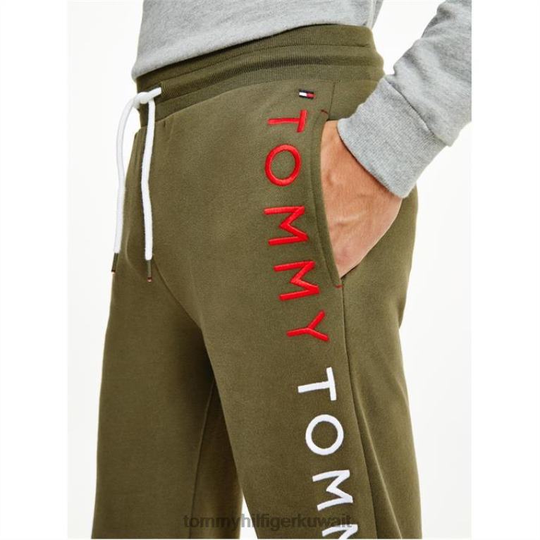 الجيش الأخضر Rbn Tommy Hilfiger بنطال رياضي بشعار الماركة 4464420231