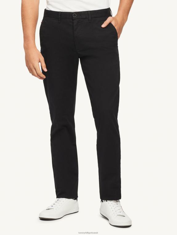 أسود Tommy Hilfiger دينتون 1985 تشينو بقصة مستقيمة 446441031