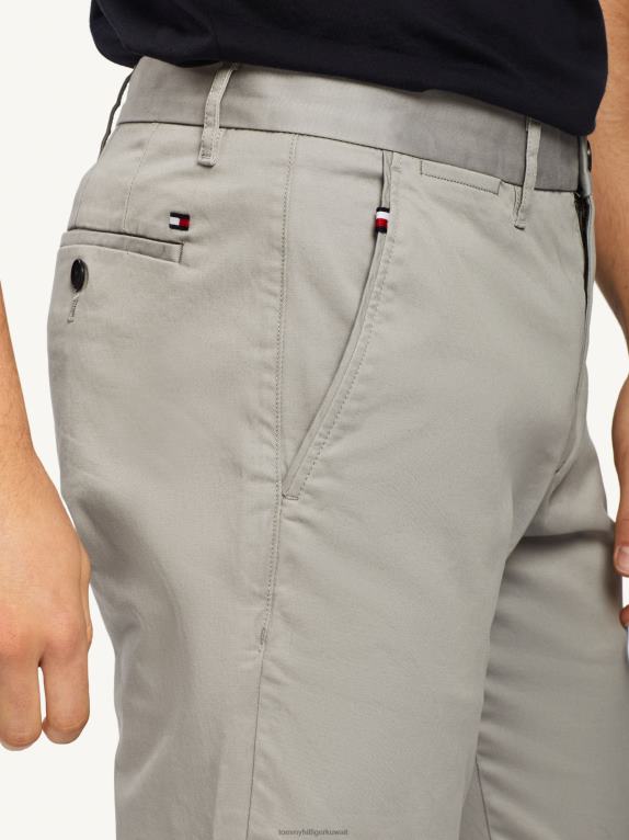 الحديد الرمادي Tommy Hilfiger دينتون 1985 تشينو بقصة مستقيمة 446441078