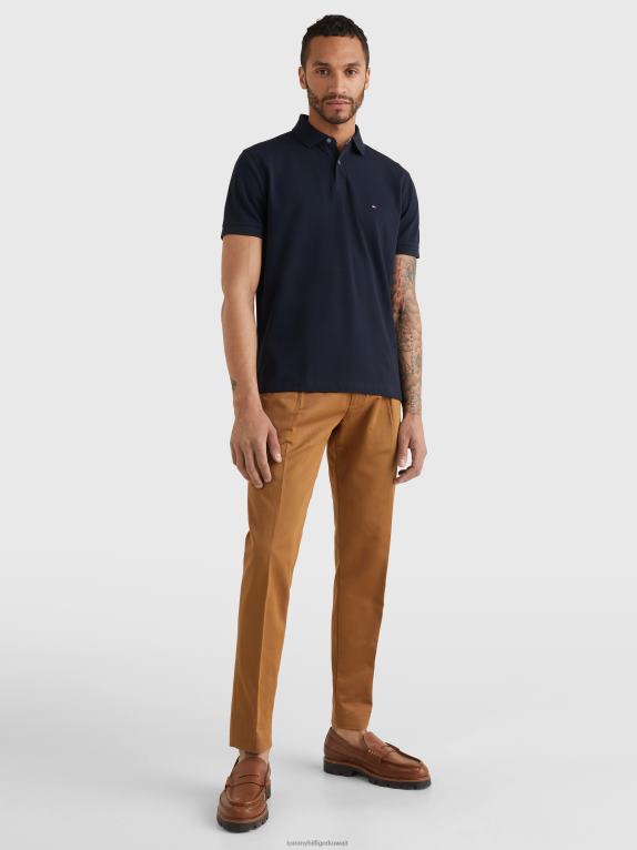 سماء الصحراء Tommy Hilfiger 1985 قميص بولو من القطن العضوي المرن 446441097