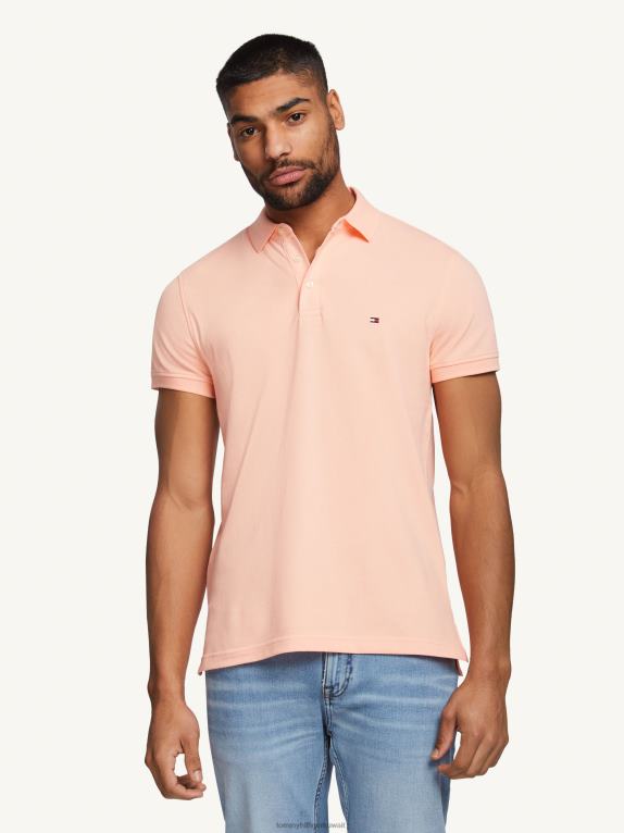 الخوخ غروب الشمس Tommy Hilfiger 1985 لعبة البولو ضئيلة 446441101