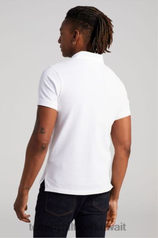 أسود Tommy Hilfiger كور 1985 سليم بولو 446442995