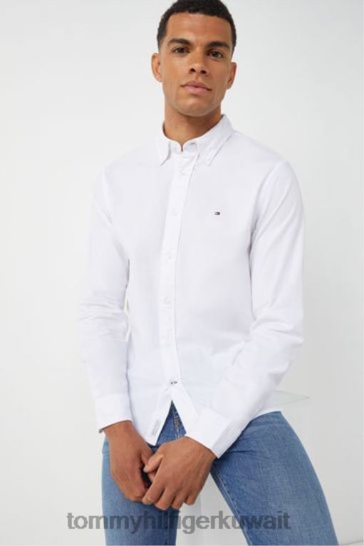 أبيض Tommy Hilfiger 1985 قميص أكسفورد 446443042