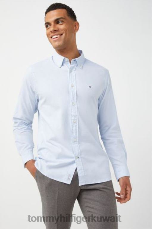أزرق Tommy Hilfiger 1985 قميص أكسفورد 446443447