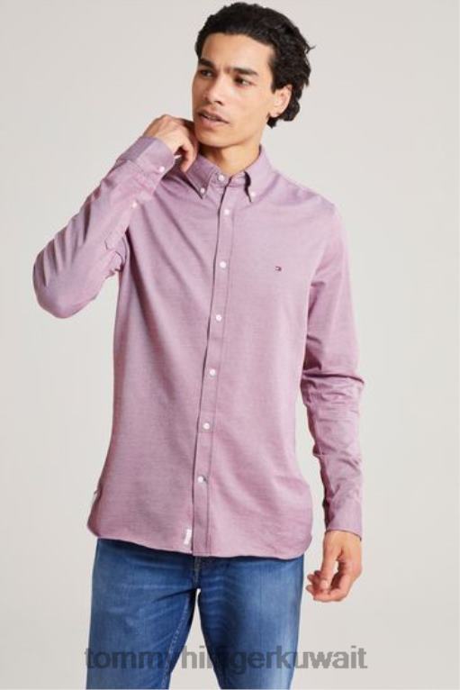 أحمر Tommy Hilfiger 1985 قميص محبوك 446443514