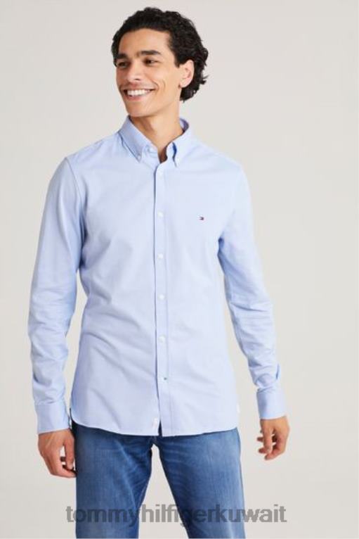أزرق Tommy Hilfiger 1985 قميص محبوك 446443515