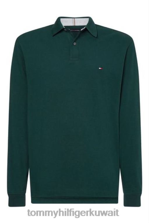أخضر Tommy Hilfiger 1985 قميص بولو بأكمام طويلة 446443566