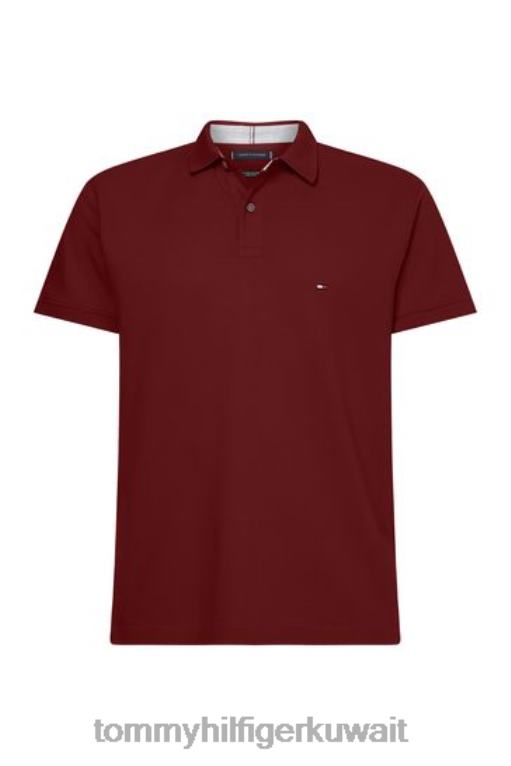 أحمر Tommy Hilfiger 1985 قميص بولو عادي 446443604