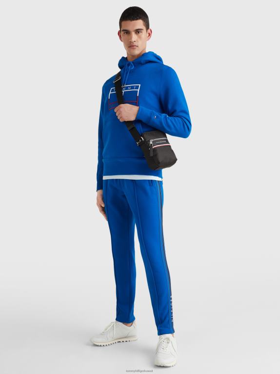 أسود Tommy Hilfiger حقيبة مراسل صغيرة بشعار 1985 44644920