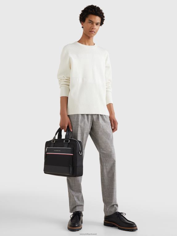 أسود Tommy Hilfiger حقيبة كمبيوتر ملونة 1985 44644923