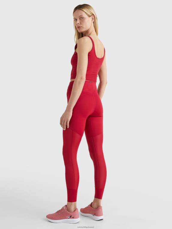 التوت الملكي Tommy Hilfiger قميص رياضي بدون أكمام بشعار متدفق 2 في 1 446442906