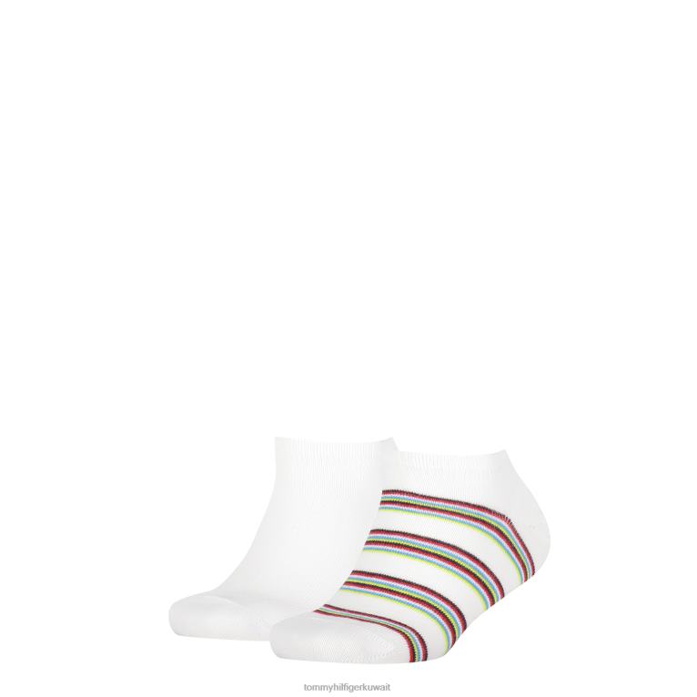 أبيض Tommy Hilfiger عبوة من 2 حذاء رياضي للأطفال متعدد الألوان 44644177