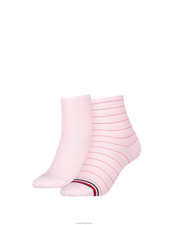 لون القرنفل Tommy Hilfiger عبوة من 2 جوارب قصيرة 446441932