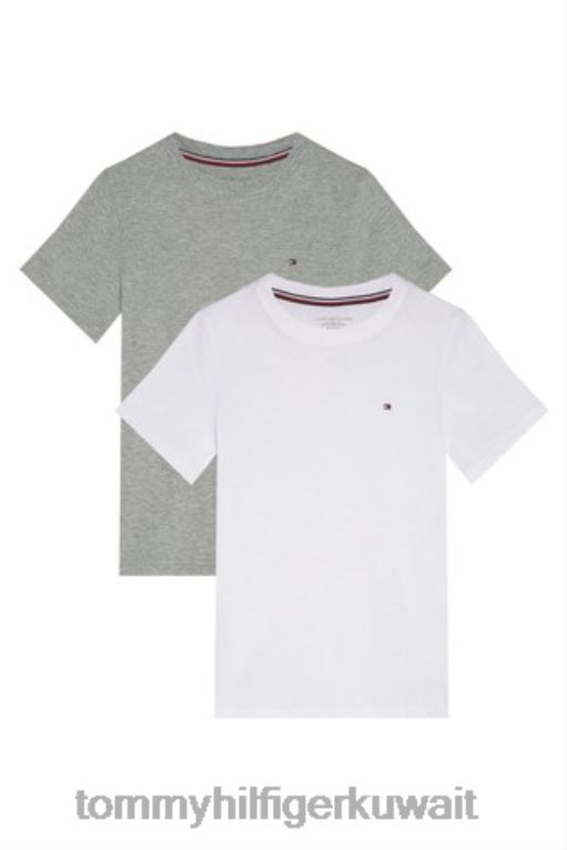 رمادي Tommy Hilfiger تي شيرت 2 حزمة 446442958