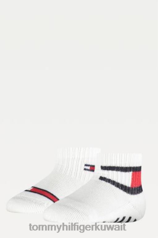 أبيض Tommy Hilfiger جوارب أطفال 2 عبوة 446443282