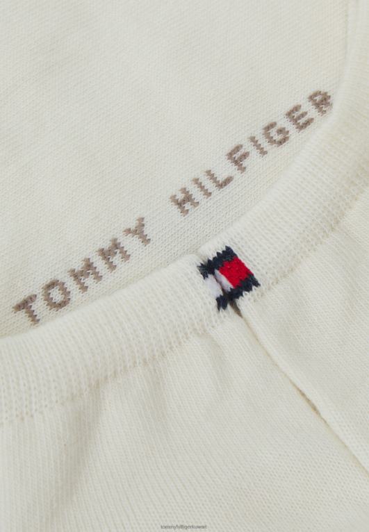 يهمس الأبيض Tommy Hilfiger حذاء رياضي نسائي 2 عبوة من الجوارب 446446774