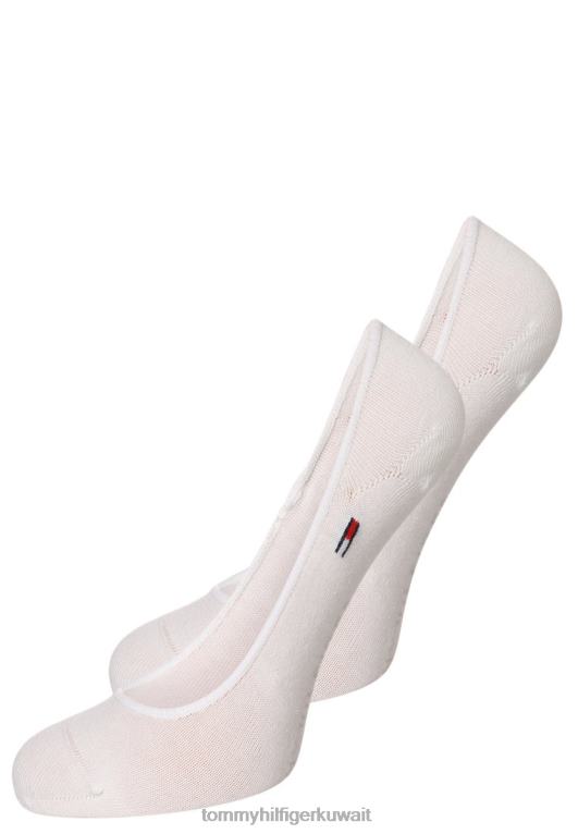 أبيض Tommy Hilfiger عبوة من 2 جوارب للتدريب 446446917