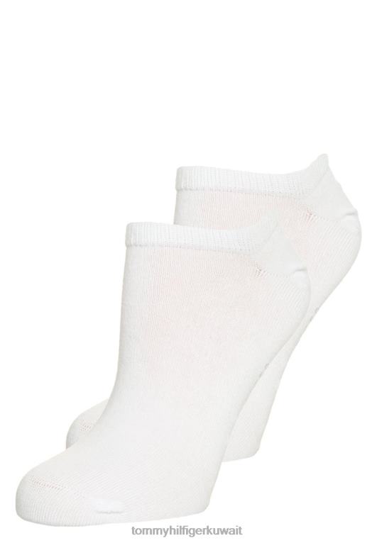 أبيض Tommy Hilfiger حذاء رياضي نسائي 2 عبوة من الجوارب 446446922