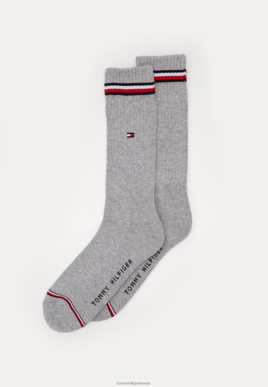 إبداعي Tommy Hilfiger جوارب أيقونية للرجال، عبوة من 2 جوارب 446446929