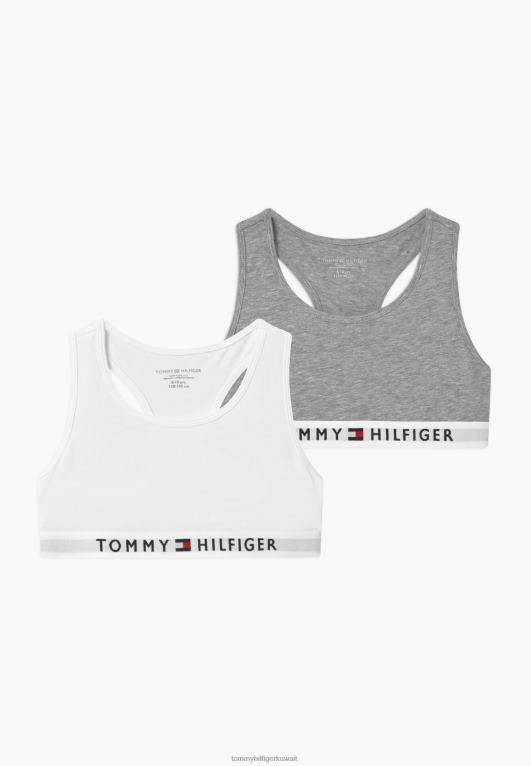 رمادي Tommy Hilfiger 2p bralette بوستير 446447167