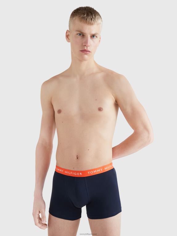 الشفق النيلي/التنبيه الأحمر/مرجان هاواي Tommy Hilfiger 3-حزمة جذوع أساسية 446441746