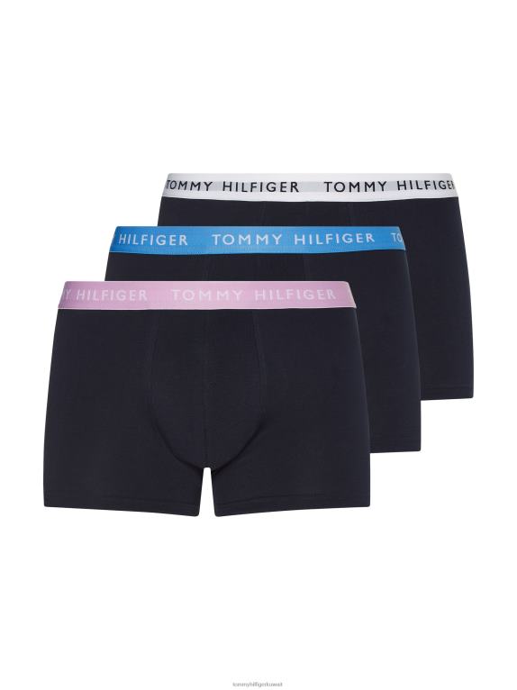 لومي أرجواني/أبيض/أزرق هيدرا Tommy Hilfiger 3-حزمة جذوع أساسية 446441749