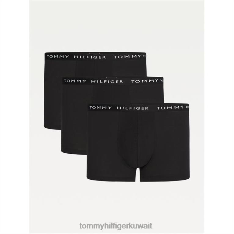 أسود Tommy Hilfiger 3 حزمة جذوع 4464419686