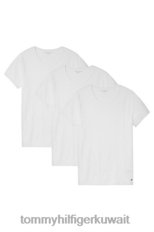 أبيض Tommy Hilfiger تيشيرتات صالة فاخرة - عبوة من 3 قطع 446443189