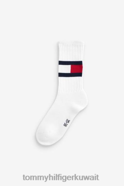 أبيض Tommy Hilfiger جوارب العلم 3 قطع 446443220
