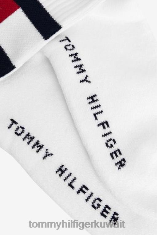 أبيض Tommy Hilfiger جوارب العلم 3 قطع 446443220