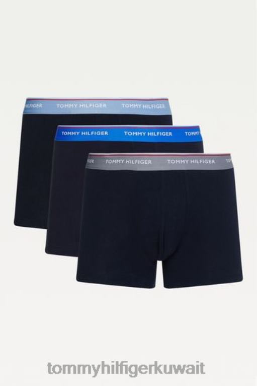 أزرق Tommy Hilfiger الملاكمين 3 حزمة 446443497