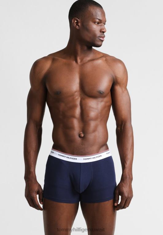 أزرق غامق Tommy Hilfiger بنطلون أساسي ممتاز مكون من 3 قطع 446444092