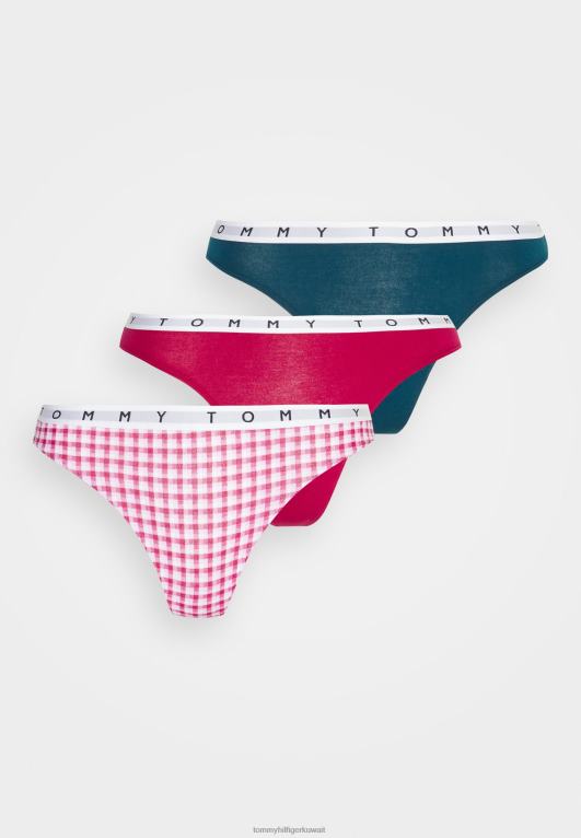 التوت الغريب/القماش القطني/الغواص الليلي Tommy Hilfiger ثونغ 3 حزمة ثونغ 446444145