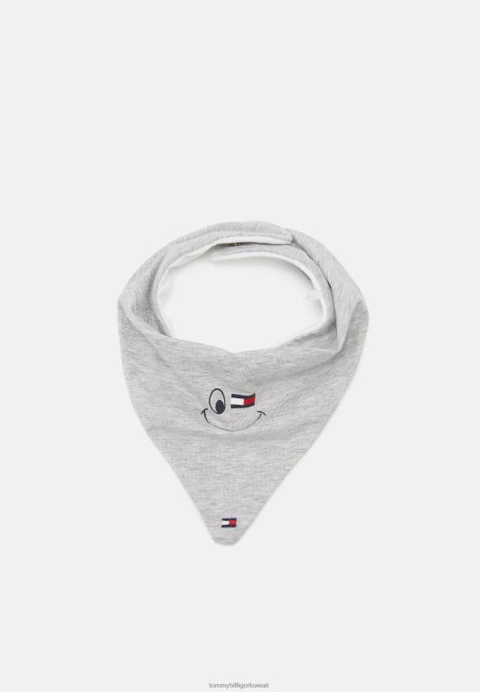 هيذر رمادي فاتح Tommy Hilfiger صندوق هدايا بيبي دانا، 3 قطع من الفولار للجنسين 446445343