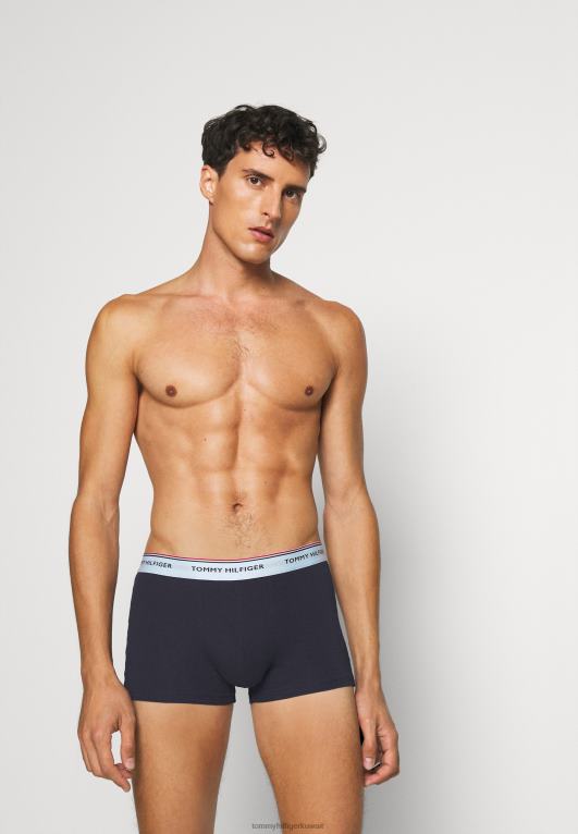 أزرق غامق Tommy Hilfiger أساسيات متميزة 3 حزمة السراويل 446446914