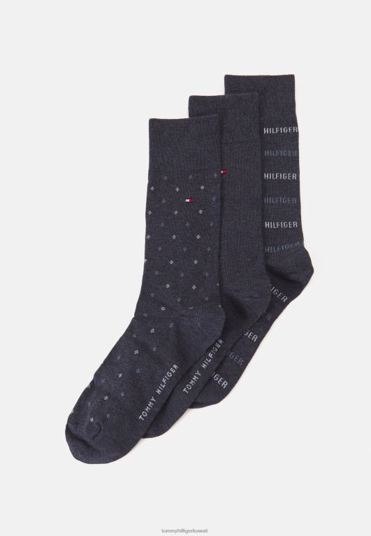 مزيج الرمادي Tommy Hilfiger صندوق هدايا للرجال مكون من 3 جوارب 446447136