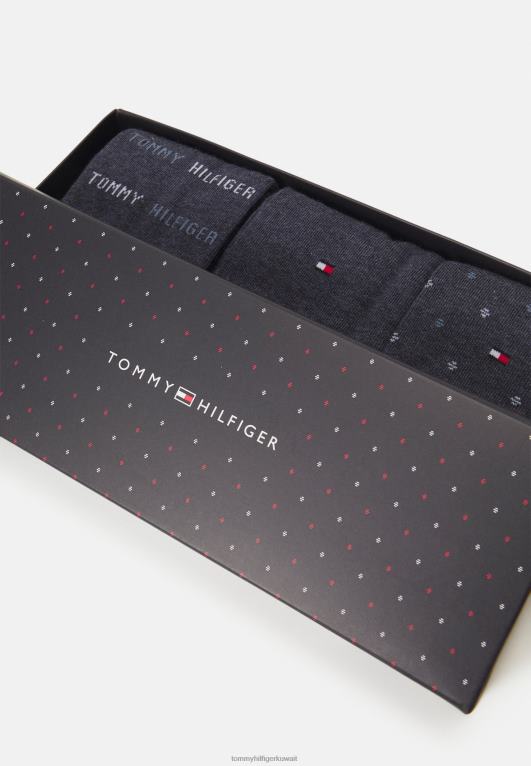 مزيج الرمادي Tommy Hilfiger صندوق هدايا للرجال مكون من 3 جوارب 446447136