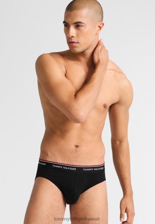 أسود Tommy Hilfiger سراويل داخلية أساسية ممتازة مكونة من 3 قطع 446448843